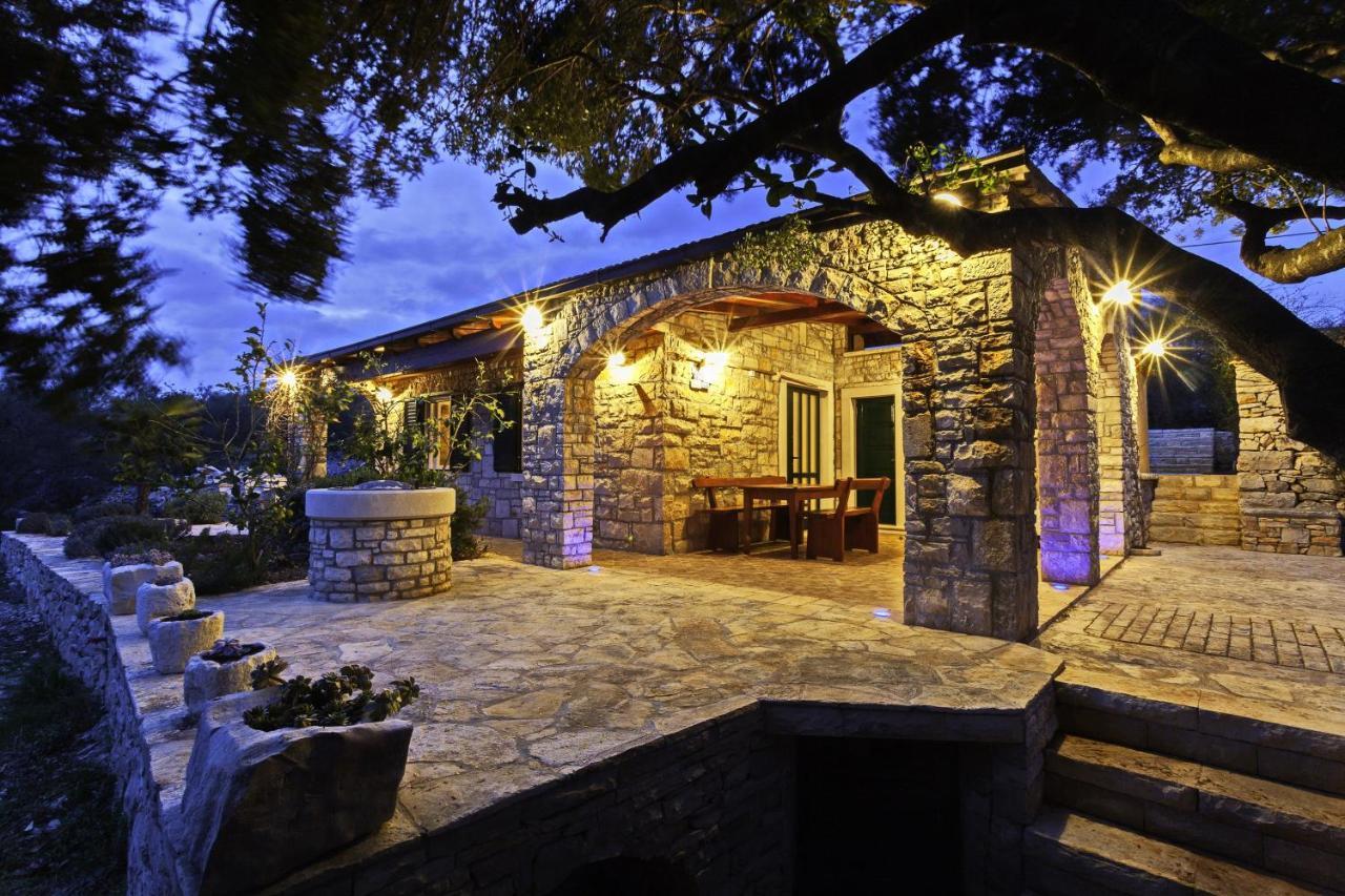 Villa Stone House San Pelegrin Vela Luka Exterior foto